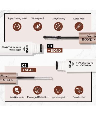 Lash Bond and Seal Cluster Lash Glue for Long-Lasting DIY Eyelash Extensions - Waterproof, Latex-Free, Easy to Use - Buy Online on GoSupps.com
