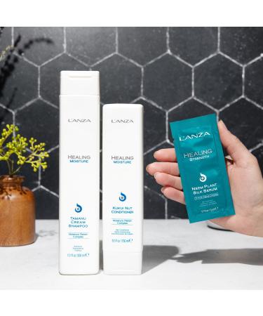 L ANZA Healing Moisture Hair Care Kit - Paraben & Sulfate Free Shampoo Conditioner & Neem Serum for Soft Smooth Hair | International Shipping Available - Buy Online on GoSupps.com