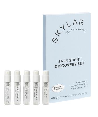 Skylar Perfume Discovery Spray Sampler Set - Boardwalk Delight Sunkissed Dahlia Vanilla Sky Salt Air Coconut Cove - Hypoallergenic & Clean Perfume for Women & Men - 5 1.5mL Discovery Set 3.0 - Buy Online on GoSupps.com