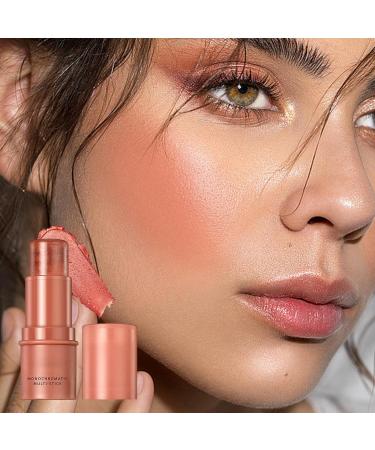 Cream Blush Stick - Long Lasting Cheek Blush Makeup - Highly Pigmented Stick Blush for Natural Glow on Cheeks Face and Brows Veeteah - Buy Online on GoSupps.com