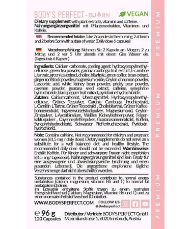 BODYS PERFECT Capsules for Women - 120 Count | 19 Powerful Ingredients for Optimal Health - Buy Online on GoSupps.com