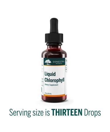 Genestra Brands Liquid Chlorophyll | 25mg per Drop | 1 fl. oz. Bottle - Buy Online on GoSupps.com