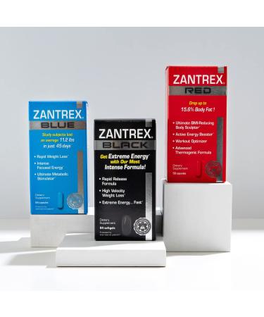 Zantrex Red 56 Count - Fat Burning Weight Loss Pills for Women - Metabolism Booster - 3 Pack - Buy Online on GoSupps.com