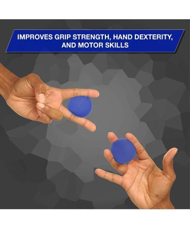 TheraBand Hand Exerciser Stress Ball - Blue Firm for Hand, Wrist, Finger, Forearm Grip Strengthening & Therapy - Relieve Joint Pain & Increase Flexibility - Buy Online on GoSupps.com