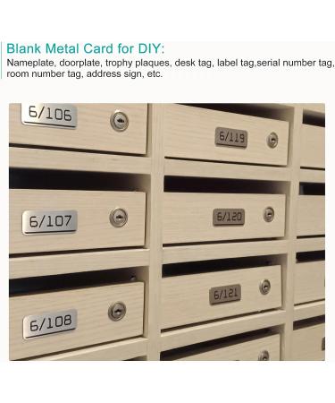 uxcell Blank Metal Card 85mm x 50mm x 1mm Anodized Aluminum Plate Black 5 Pcs 85mm x 50mm x 1mm Black - Buy Online on GoSupps.com