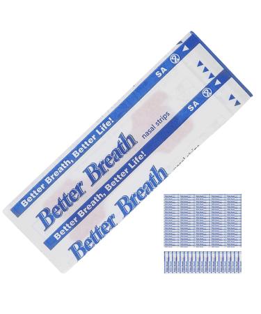 Breathe Nasal Strips Nasal Congestion Relief Breathing Aid Strips for Good Sleep Anti Snoring Nasal Strips Snore Reducing Aids(2)