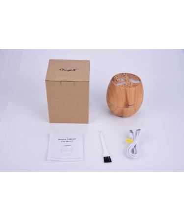 CCKeyin 120ml Portable Essential Oil Diffuser - Ultrasonic Humidifier with 7 Color-Changing LED Lights | Waterless Aromatherapy for Home & Travel - Buy Online on GoSupps.com