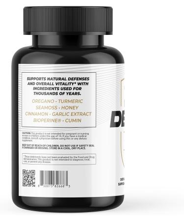 DAMN GOOD The Hodge Twins Immune Defense Supplement (60 Capsules) Sea Moss Blend Capsules for Everyday Balance Digestive Support and Whole-Body Wellness with Vitamins Minerals and Botanicals - Buy Online on GoSupps.com