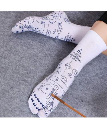 Ixkbiced Reflexology Socks - Acupuncture & Pressure Point Therapy for Foot Pain Relief - Buy Online on GoSupps.com