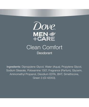 DOVE MEN + CARE Deodorant Stick Moisturizing Deodorant For 72-Hour Protection Clean Comfort Deodorant & Elements Body Wash Charcoal + Clay Effectively Washes Away Bacteria - Buy Online on GoSupps.com