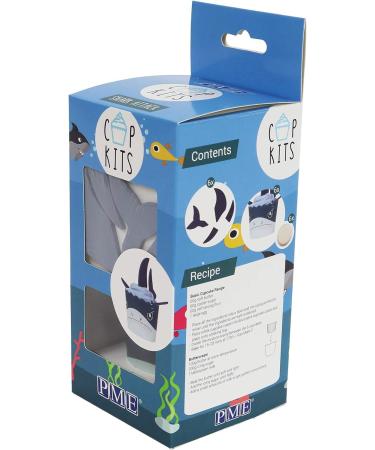PME Cupcake Decorating Kit with Edible Toppers Shark Attack - Buy Online on GoSupps.com