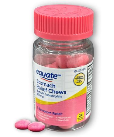 FUSION SHOP STORE Smart choices meaningful life! Bismuth subsalicylate- Stomach Relief Chews Tablets- 24 Ct (Pack of 1) - Buy Online on GoSupps.com