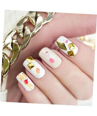 1 Box Nail Art Accessories Decor Nail Rhinestones 3d Nail Decals Nail Art Charms Nail Gem DIY Accessories for Nail Fake Nail Ornaments Nail Art Studs Nail Supplies Manicure Plastic Beatifufu 6.5X6.5X1.2cm As Shown 12 - Buy Online on GoSupps.com