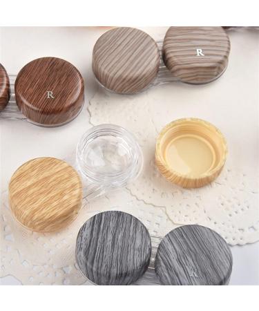 Nfegsiya Light Gray Contact Lens Container | Double Box Holder for Women | Travel Storage Case - Buy Online on GoSupps.com