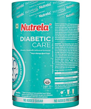 PGM DISTRIBUTORS Nutrela Diabetic Protein Powder for Adults 400 gm - Buy Online on GoSupps.com