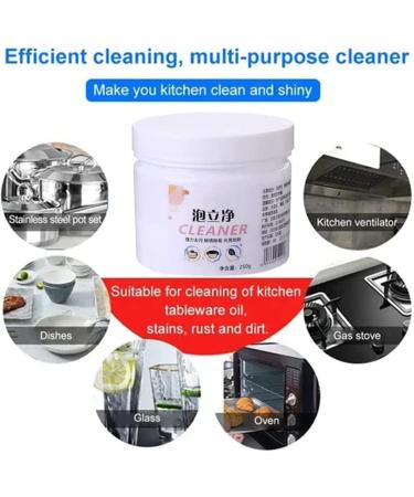 1 Pcs Foam Rust Remover Kitchen All-Purpose Cleaning Powder Soak to Clean Greasy Dirt Multi-purpose Foam Cleaner Rust Remover Kitchen Instant Cleaning Powder - Buy Online on GoSupps.com