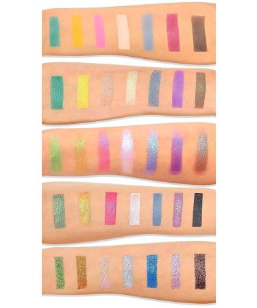 Alice+Jane 35 Color High Pigment Eyeshadow Palette - Glitter, Cream & Duochrome Shades In Bloom - Buy Online on GoSupps.com