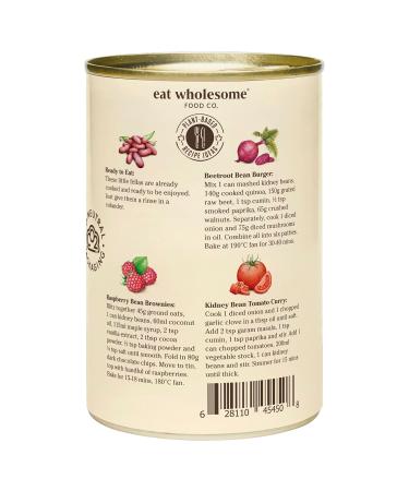 Buy Eat Wholesome Organic Red Kidney Beans - 400g (Pack of 12) | International Shipping Available - Buy Online on GoSupps.com