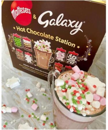 Maltesers & Galaxy Hot Chocolate Station Gift Set - Bulk Sachets with 6 Toppings | Perfect Christmas Gift for Men - Buy Online on GoSupps.com