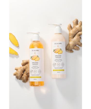 Buy T-LAB Organics Organic Ginger Anti Hair Loss Shampoo & Conditioner Set - 2x8.45oz | Best International Shipping - Buy Online on GoSupps.com