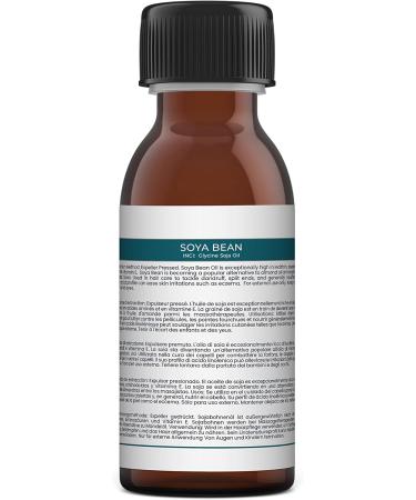 Mystic Moments Soybean Carrier Oil 250ml | Pure Natural Oil for Hair Face Nails Aromatherapy & Massage - Vegan GVO - Buy Online on GoSupps.com