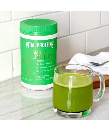 Vital Proteins Matcha Collagen Latte Vanilla - 9.3 oz (265 g) | Boost Skin & Wellness - Buy Online on GoSupps.com