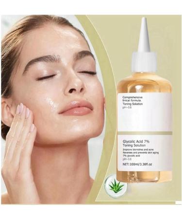 100ml Glycolic Acid 7% Toning Solution Glycolic Acid Toner Glycolic Acid Toning Resurfacing Solution Glycolic Acid Serum Hyaluronic Acid Serum for Face Glycolic Acid Cream Moisturize & Strengthen Skin - Buy Online on GoSupps.com