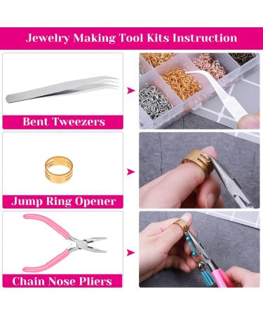 Earring Hooks Kit - 1400pcs with Ear Ring Hooks, Jump Rings, Earring Backs, Pliers - Jewelry Making Supplies - Buy Online on GoSupps.com
