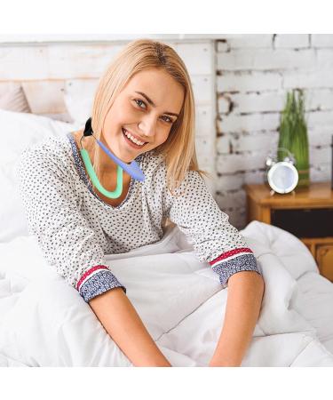 Rianpesn Adjustable Neck Support - Soft Cervical Pillow for Home & Office - Ergonomic Breathable Elastic - Available in Blue & More - Buy Online on GoSupps.com