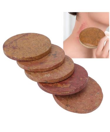 5pcs Gua Sha Facial Tool Set - Bian Stone Massage for Face Back & Joints | Hot Energy Scraping Massage Tools - Buy Online on GoSupps.com