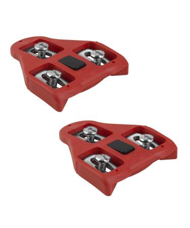 BV Bike Cleats Compatible with Look Delta and Peloton Bike - Indoor Cycling & Road Bike Bicycle Cleat Set 9 Degree Float- 1 Pair