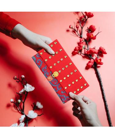 harayaa Chinese Lunar Year Red Envelope Hongbao 2024 Dragon New Year Gifts Red Packets Red Pockets for Birthday Spring Festival Rich Blue - Buy Online on GoSupps.com