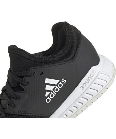 adidas Women's Court Team Bounce Volleyball Shoe 9 - Black/White/Silver Metallic - Buy Online on GoSupps.com
