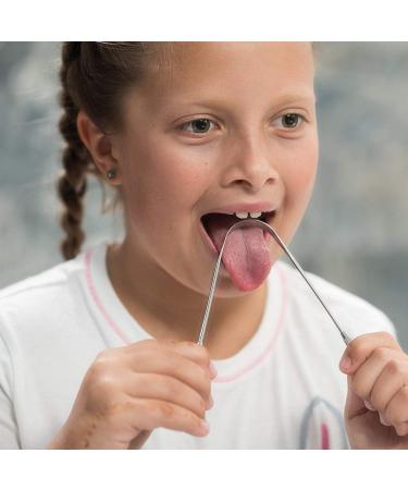 Crafts Idea Stainless Steel Tongue Cleaner - Eco-Friendly Oral Hygiene Tool for Fresh Breath | International Shipping Available - Buy Online on GoSupps.com
