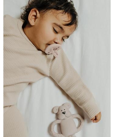 Buy Blush Silicone Pacifier | Safe & Stylish for Babies | International Shipping Available - Buy Online on GoSupps.com
