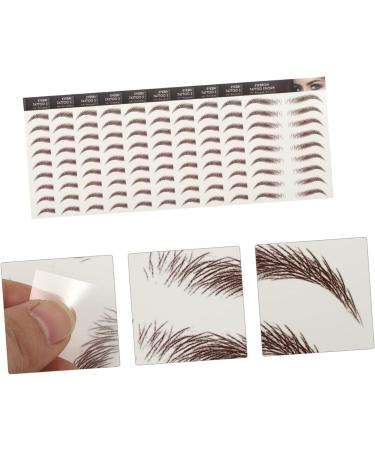 FOMIYES 36 Sheets Waterproof Eyebrow Stickers Lady Tools Fake Eyebrow Stickers Temporary Brow Tattoos 6d Set - Buy Online on GoSupps.com
