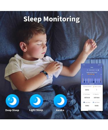 Hofit Kids Fitness Tracker Watch - Pedometer Heart Rate Monitor & Sleep Tracker IP68 Waterproof 2 Bracelets Ideal Gift for Boys & Girls - Black - Buy Online on GoSupps.com