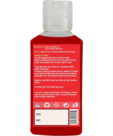 Nature Max Rose Oil - Natural Undiluted Pure for Hair & Skin Care | Cold Pressed Premium 100ml -  - Buy Online on GoSupps.com