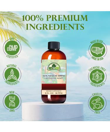 Organa Pure Crystalline Liquid Magnesium Supplement - 30 PPM - High Absorption Magnesium (32 oz.) 32 Fl Oz (Pack of 1) - Buy Online on GoSupps.com