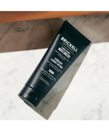 Brickell Men's Element Defense Moisturizer SPF45 - Natural & Organic Zinc Sunscreen 236ml - Buy Online on GoSupps.com