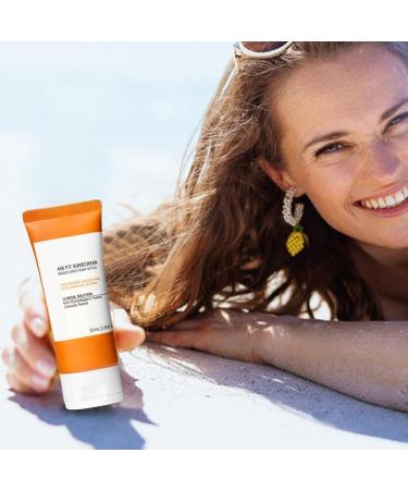 SPF50 Facial Sun Cream Sun Protection for Body Light Daily Facial Care for Women and Girls Outdoor Activities Waterproof 50ml - Buy Online on GoSupps.com