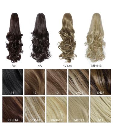 Parxitn 40cm Clip-In Ponytail Extension - Synthetic Claw Hair Addition in Mocca | 16 Inch Pferdeschwanz - Buy Online on GoSupps.com