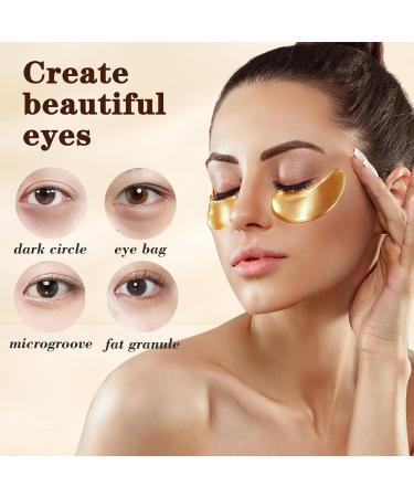 Asheyya 30 Pairs Under Eye Gel Patches Eye Masks for Puffy Eyes Nourish Firm Hydrate Eye Patches for Dark Circles - Buy Online on GoSupps.com