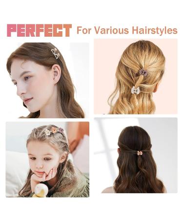 40PCS Mini Hair Claw Clips - Cute Flower Hair Clips for Thin Thick Hair - Matte Octopus Hair Jaw Clamps - Nonslip Hair Accessories for Women, Girls, Kids - Color-1 - Buy Online on GoSupps.com