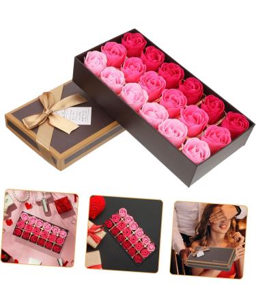 ABOOFAN 3 Boxes Rose Soap Scented Bath Soap Rose Bath Soap Rose Flower Preserved Rose Enchanted Rose Wedding Decorations for Ceremony Faux Roses Simulated Soap Flower Rose Petal Artificial - Buy Online on GoSupps.com