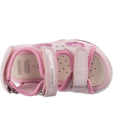 Geox Baby Girl's Pink Sandal - Size 9 UK | Breathable and Comfortable - Buy Online on GoSupps.com