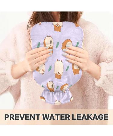 Jumbear Cute Hamster Heat Bottles with Velvet Cover | 2L Warm & Cold Therapy Bags for Pain Relief | Perfect for Kids & Adults - Buy Online on GoSupps.com
