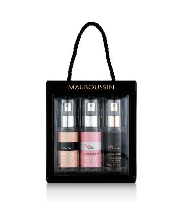 Mauboussin - Pour Elle Body Mist Set : Pour Elle Mist 50ml (1.7 Fl Oz) Elixir Pour Elle Mist 50ml (1.7 Fl Oz) & Rose Pour Elle Mist 50ml (1.7 Fl Oz)