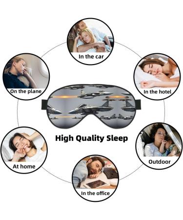 Buy Aircraft Fighter Jets Unisex Sleeping Eye Mask | Soft Adjustable Sleep Mask for Ultimate Comfort - Buy Online on GoSupps.com