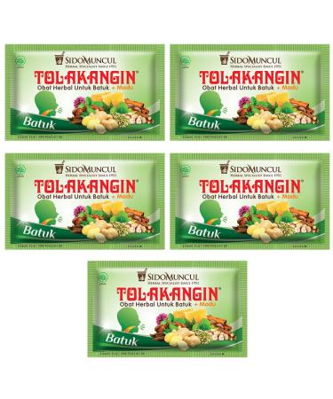 Tolak Angin Batuk 5 sachets de 15 ml Boisson au miel et aux herbes Produit original Sido Muncul